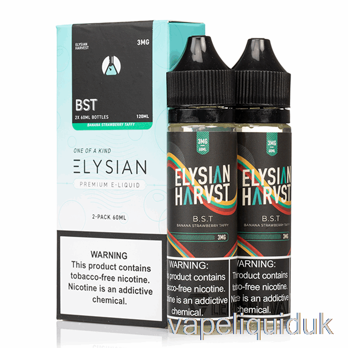 BST - Elysian Labs - 120mL 0mg Vape Liquid